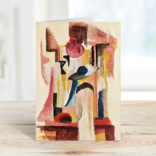 Study for Bright Shop Window   August Macke Card