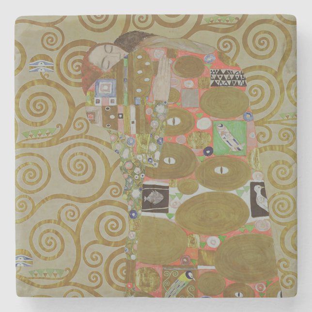Study for Fulfilment, c.1905-09 (w/c & gold on pap Stone Coaster (Front)
