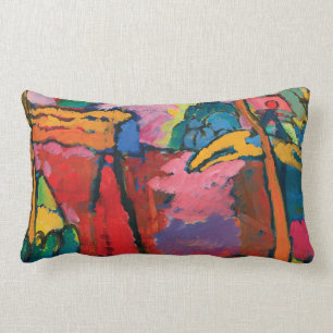 Study for Improvisation V by Wassily Kandinsky Lumbar Cushion
