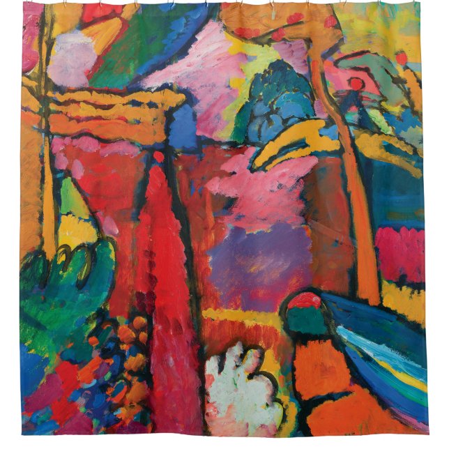 Study for Improvisation V by Wassily Kandinsky Shower Curtain (Front)