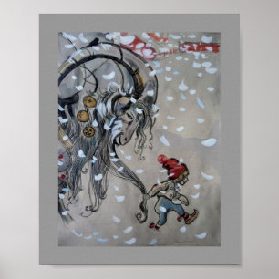 Study for Julbacken  (Yule Goat) 1911 Poster