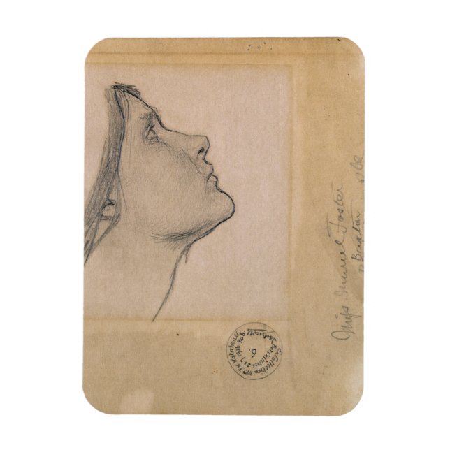 Study for 'Lamia', c.1904-05 (pencil on paper) Magnet (Vertical)