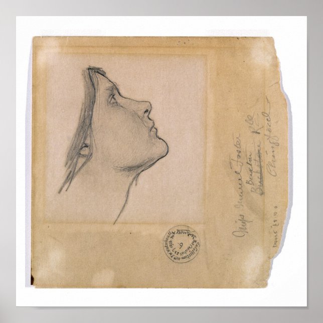 Study for 'Lamia', c.1904-05 (pencil on paper) Poster (Front)