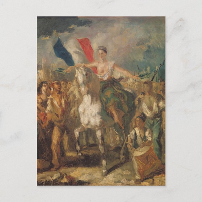 Study for 'Liberty', 1830 Postcard (Front)