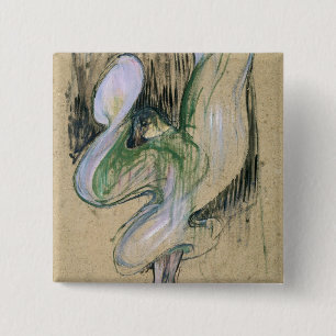 Study for Loie Fuller 15 Cm Square Badge