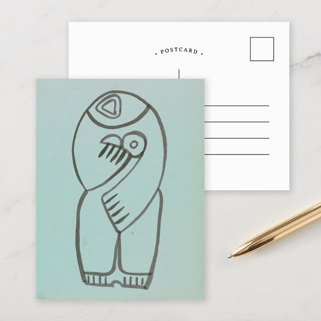 Study for Mother and Child | Henri Gaudier-Brzeska Postcard (Creator Uploaded)