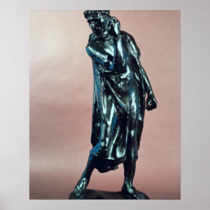 Study for Pierre de Wissant, from the Burghers of Poster