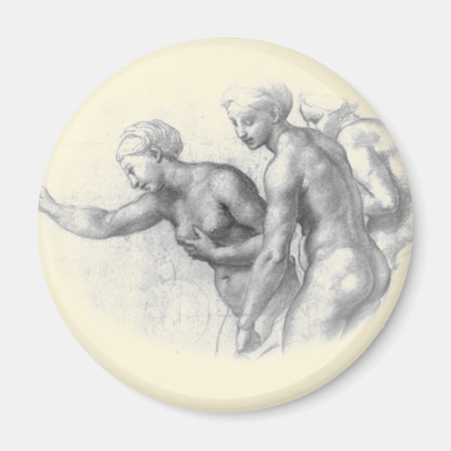 Study for the 3 Graces - Raphael Magnet (Front)