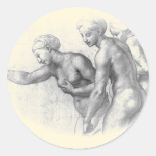 Study for the 3 Graces - Raphael sticker