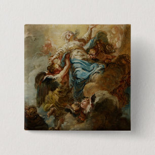 Study for the Assumption of the Virgin, c.1760 2 15 Cm Square Badge
