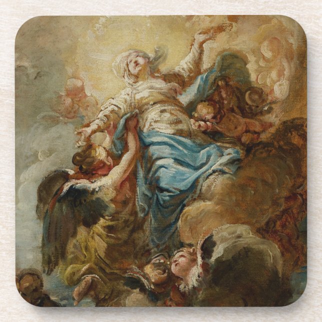 Study for the Assumption of the Virgin, c.1760 2 Coaster (Front)