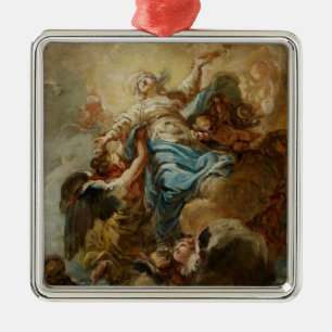 Study for the Assumption of the Virgin, c.1760 2 Metal Ornament