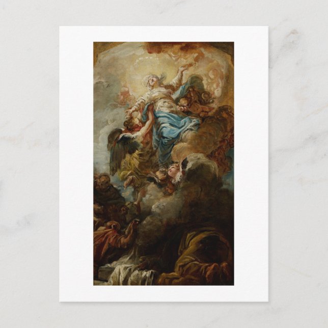 Study for the Assumption of the Virgin, c.1760 2 Postcard (Front)