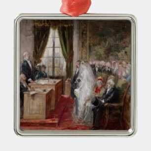 Study for the Civil Marriage Metal Tree Decoration