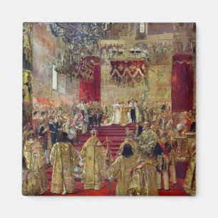Study for the Coronation of Tsar Nicholas II Magnet