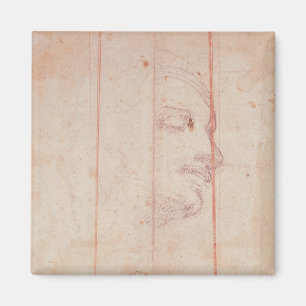 Study for the Head of the Libyan Sibyl Magnet
