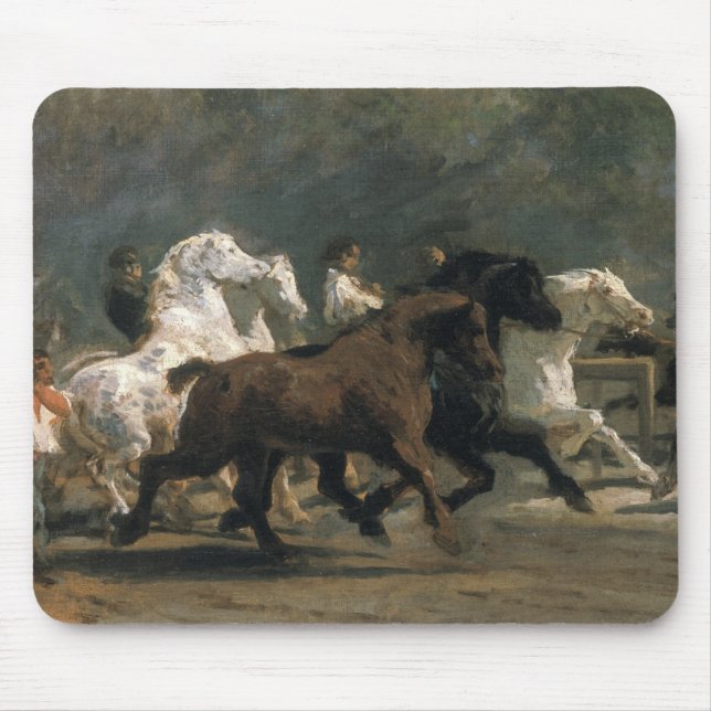 Study for the Horsemarket, 1900 Mouse Pad (Front)