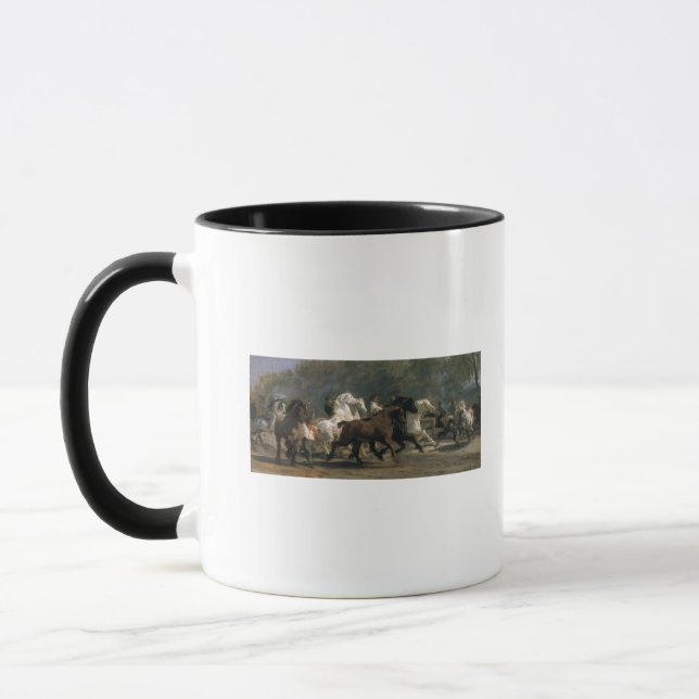 Study for the Horsemarket, 1900 Mug (Left)