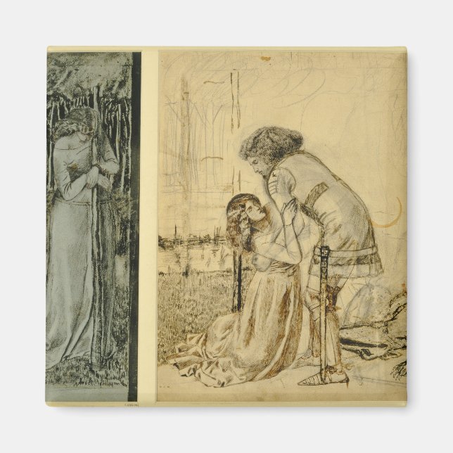 Study for the painted panels on the St. George Cab Magnet (Front)