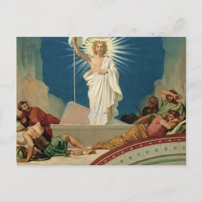 Study for the Resurrection of Christ, 1860 Postcard (Front)