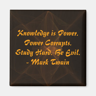 Study Hard and Be Evil Magnet