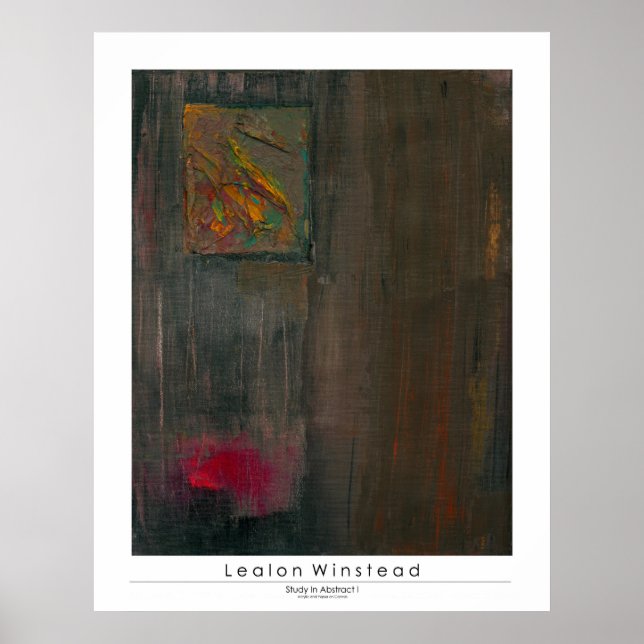 Study In Abstract I Poster (Front)