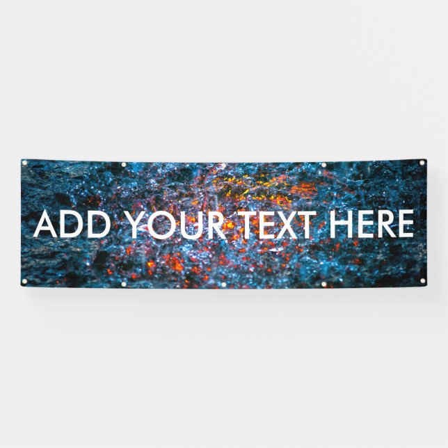 Study In Watercolor - Orange Banner (Horizontal)