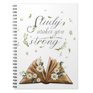 Study makes you strong Gift for JW pioneer Notebook