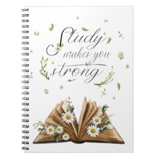 Study makes you strong Gift for JW pioneer Notebook