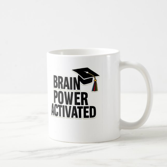 Study Mode Graduation Cap Coffee Mug (Right)