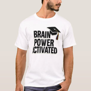 Study Mode Graduation Cap T-Shirt