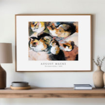 Study of A Cat | Katzenstudien (1909) August Macke