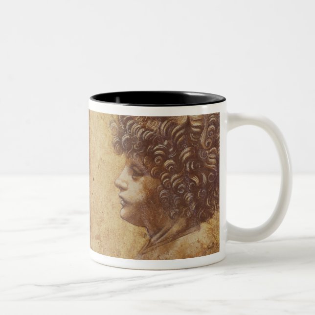 Study of a child's head Two-Tone coffee mug (Right)