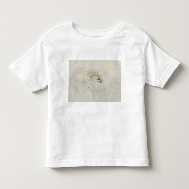 Study of a crouching Fox, facing right verso: fain Toddler T-Shirt (Front)