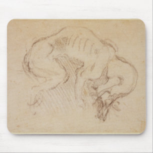 Study of a dog mouse pad