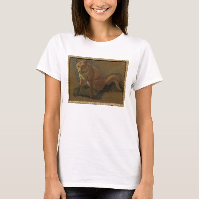 Study of a Fox (oil on panel) T-Shirt (Front)