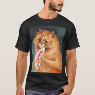 Study Of A Ginger Cat By Louis Wain T-Shirt