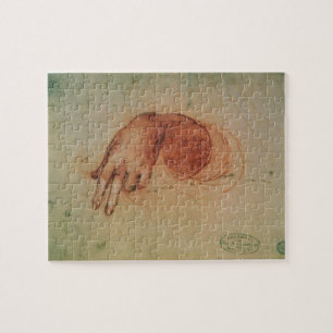 Study of a hand (red chalk on paper) jigsaw puzzle