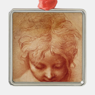 Study of a Head Metal Tree Decoration