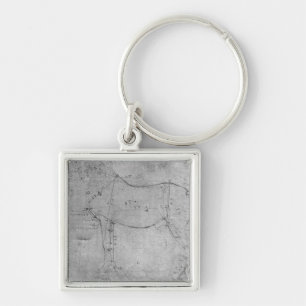 Study of a Horse Key Ring