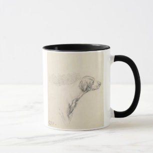 Study of a Hound, 1794 (pencil on paper) Mug