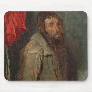 Study of a Jewish Merchant (oil on board) Mouse Pad