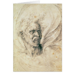 Study of a man shouting