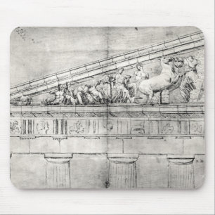 Study of a pediment from the Parthenon Mouse Pad