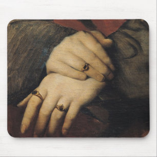 Study of a Woman's Hands Mouse Pad