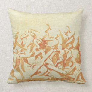 Study of Christ Carrying the Cross (chalk and wash Cushion