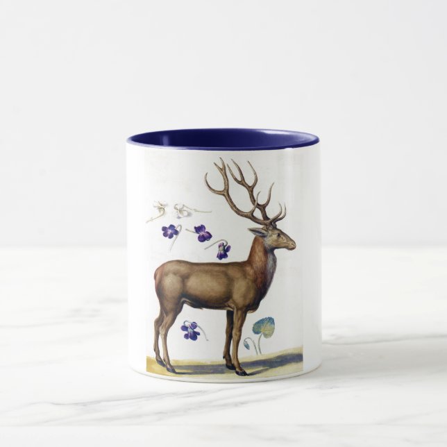 Study of Deer and Flower, Arcimboldo Mug (Center)