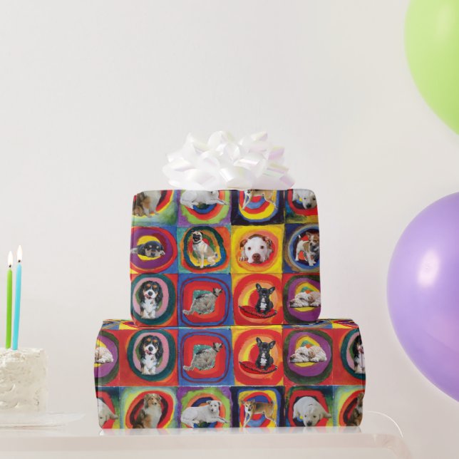 Study of Dogs  Wrapping Paper (Party Gifts)