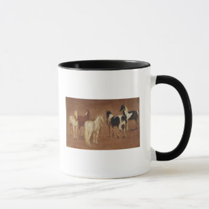 Study of Five Horses Mug