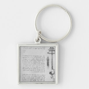 Study of floater with breathing tubes for diver key ring